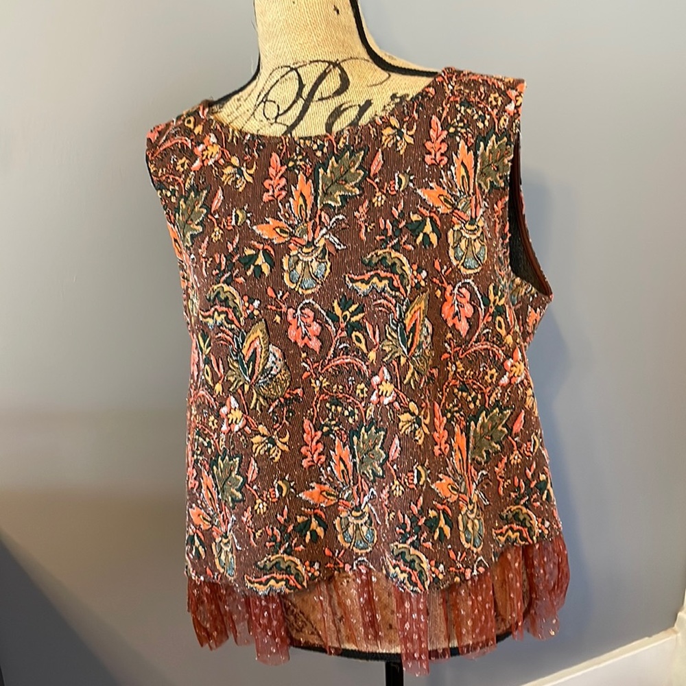 Anthropologie sleeveless top